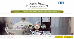 Desktop Screenshot of perthshirepreserves.co.uk