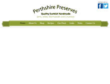 Tablet Screenshot of perthshirepreserves.co.uk
